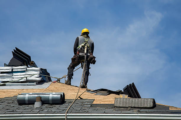 Professional Gutter Installation technician working in King of Prussia, PA